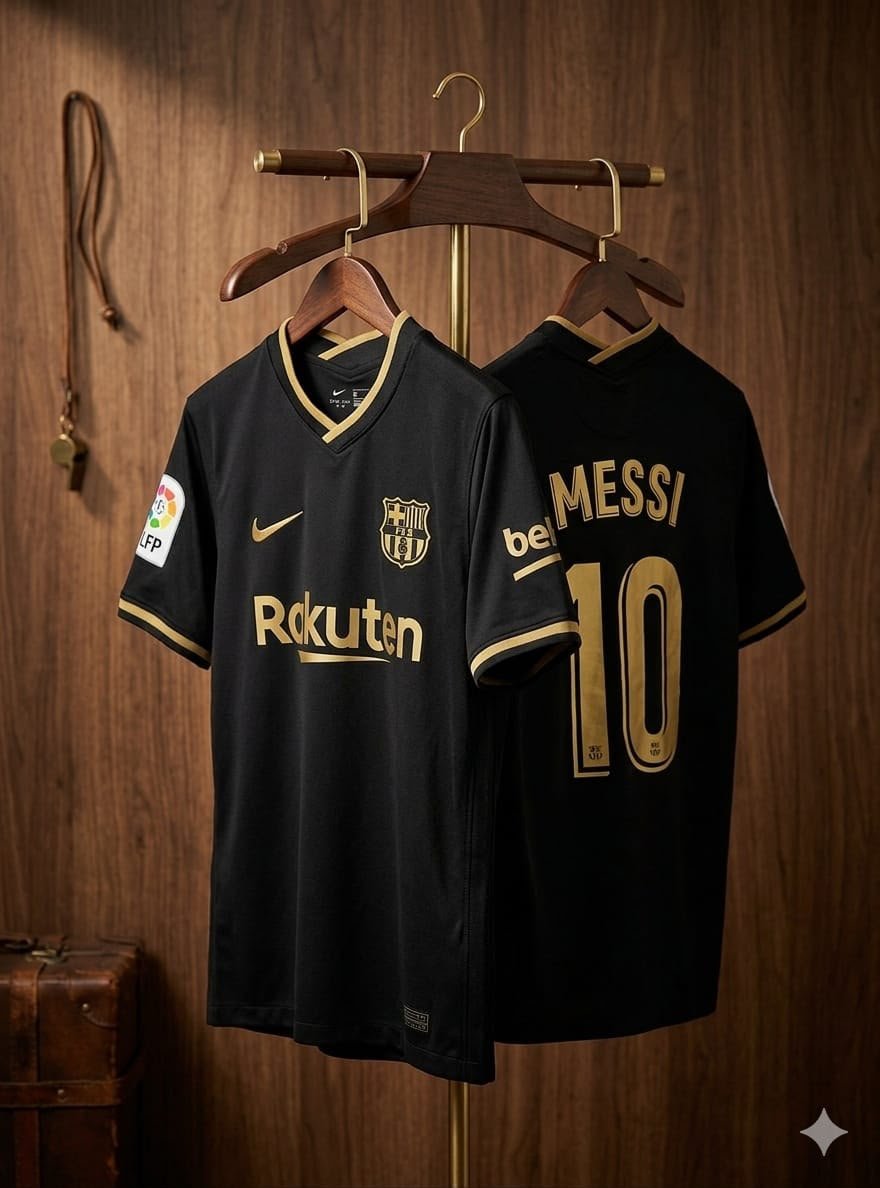 (اسود) Barcelona T-shirt