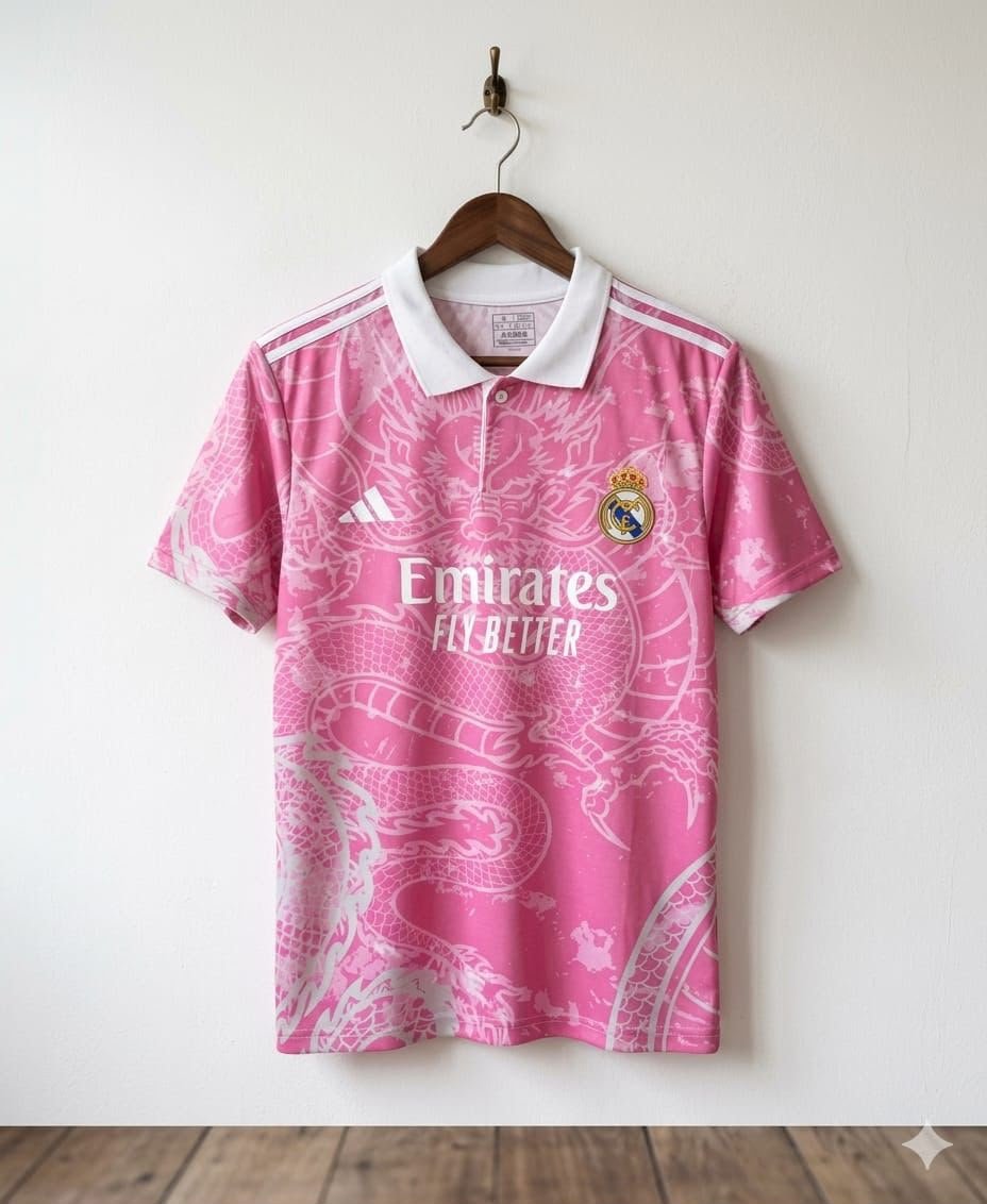 (بينك) Real Madrid shirt